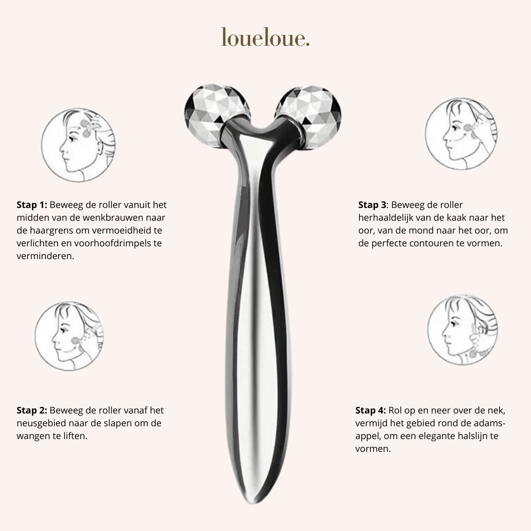 3D Face Lift + Massage Roller.