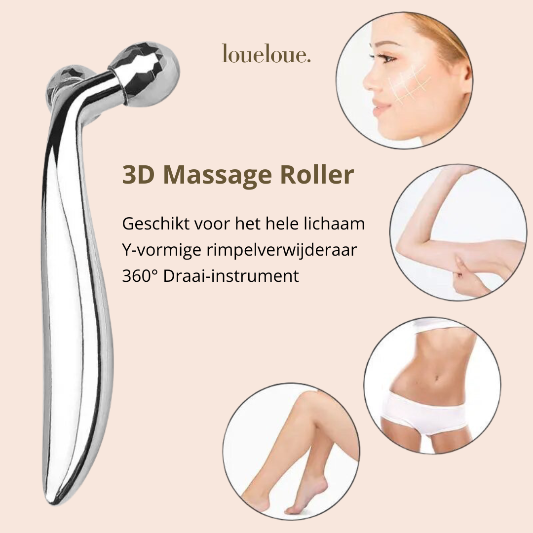 3D Face Lift + Massage Roller.
