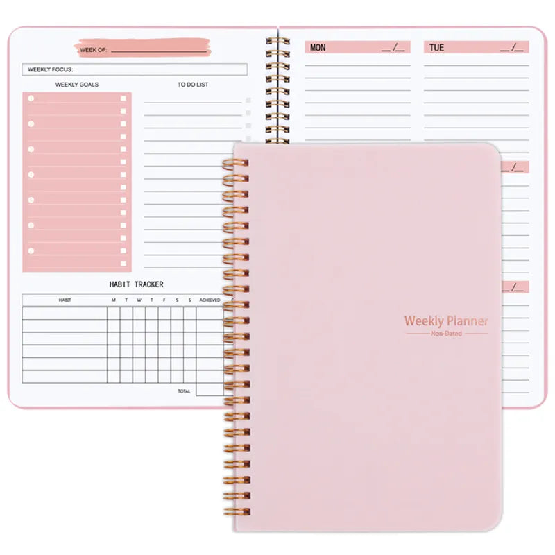 Weekly planner.